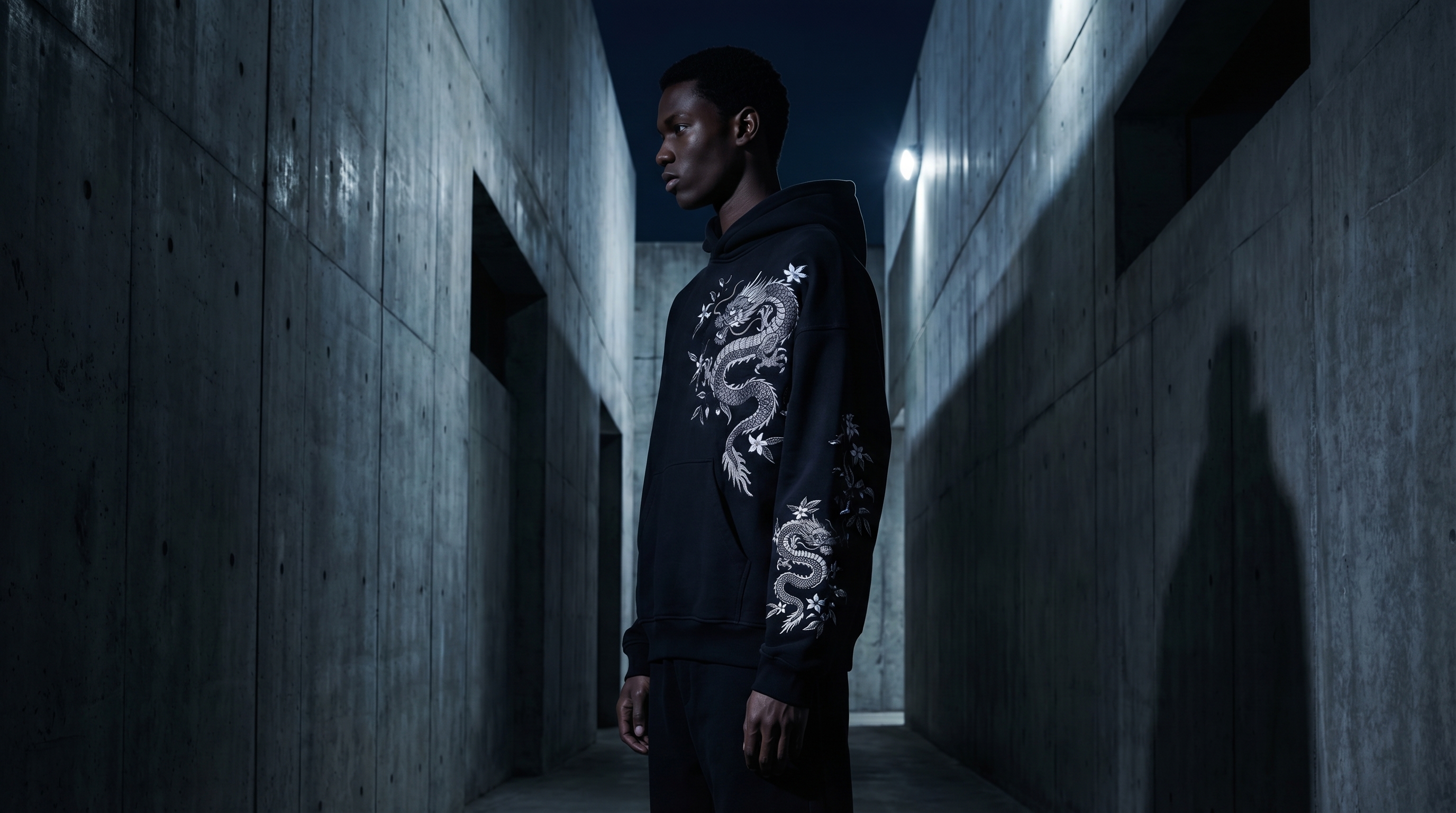 Model in Concrete Canyon